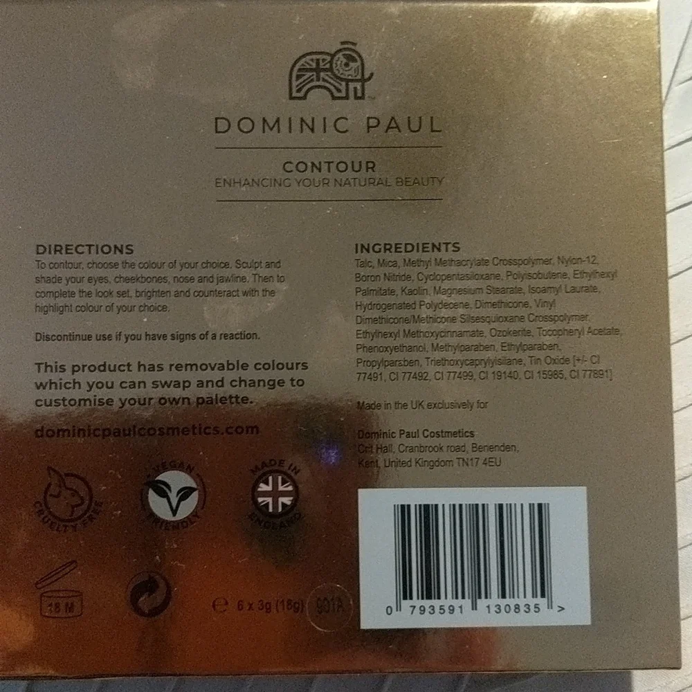 NWT contour palette